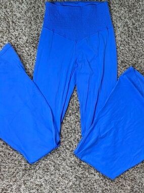 aerie Bright Blue Wide-Leg Leggings